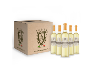 BOX 12 BOTTIGLIE Vino Chardonnay ABELARDO DA 0,75 CL Casate Normanne 