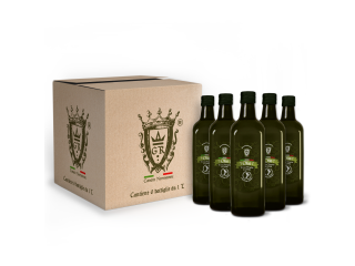 BOX  Da 6 Bottiglie Olio Extravergine Di Oliva Calabria SPREMUTO A FREDDO  